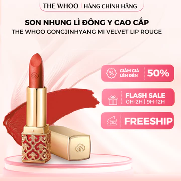 [Chính Hãng] Son nhung lì Đông y The history of Whoo Gongjinhyang Mi Velvet Lip Rouge 3.5g
