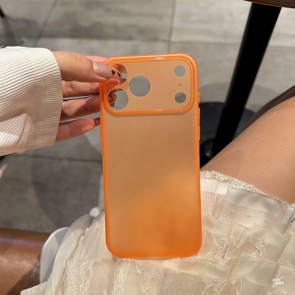 Ốp lưng nhám mềm mỏng chống bám vân tay chống bẩn chống ố cho iPhone 17 16 15 14 13 12 pro/promax/plus/air-N1