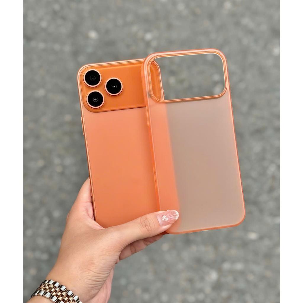 Ốp Lụa Cứng Siêu Mỏng Chống Trầy Chống Bẩn Không Ố Màu Dành Cho iPhone 17 Pro Max 16 Pro Max 15 Pro Max - KeepPhone