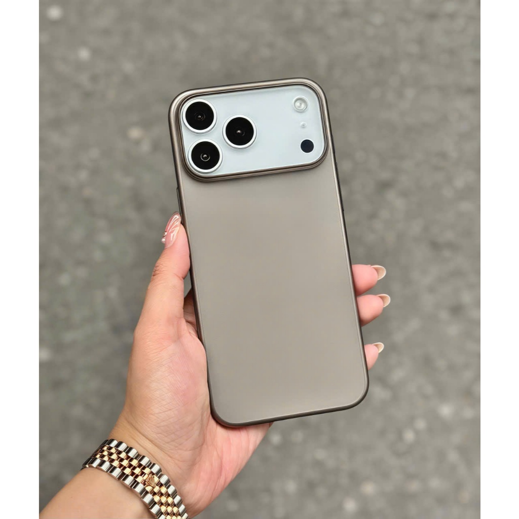 Ốp Lụa Cứng Siêu Mỏng Chống Trầy Chống Bẩn Không Ố Màu Dành Cho iPhone 17 Pro Max 16 Pro Max 15 Pro Max - KeepPhone