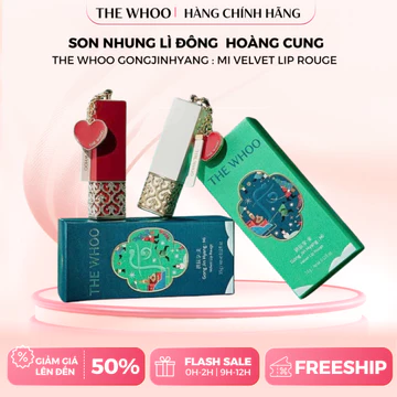 [Chính Hãng] Bản giới hạn Son nhung lì Đông y The history of Whoo Gongjinhyang Mi Velvet Lip Rouge 3.5g