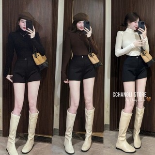 Áo Giữ Nhiệt Thun Dài Tay Cao Cổ Basic QCCC Cao Cấp