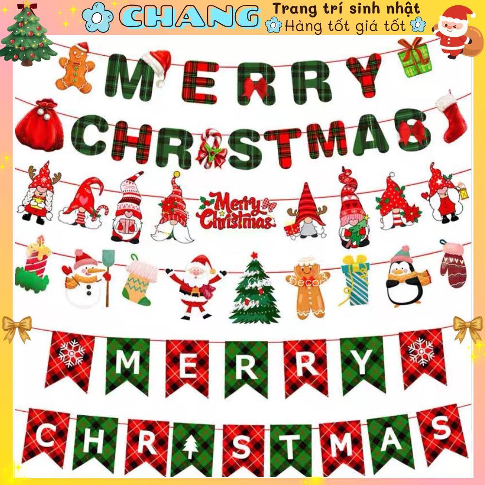 Dây Treo Noel Chữ MERRY CHRISTMAS Trang Trí Giáng Sinh Nhiều Mẫu - Chang Decor