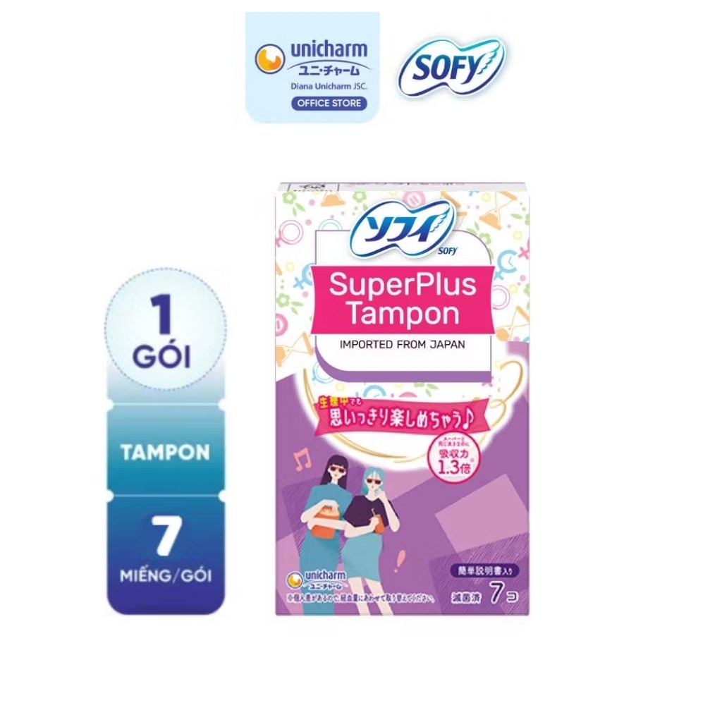 1 hộp sofy Tampon Nhật Bản đủ size  Tùy chọn