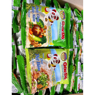 [set 10 gói ]_Cháo Gấu Đỏ chay và mặn - gói 50g