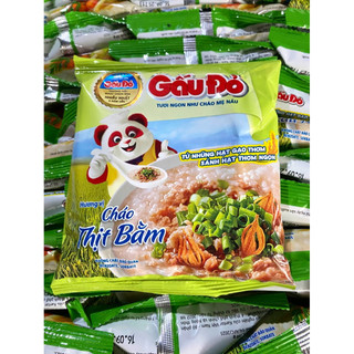 [set 10 gói ]_Cháo Gấu Đỏ chay và mặn - gói 50g