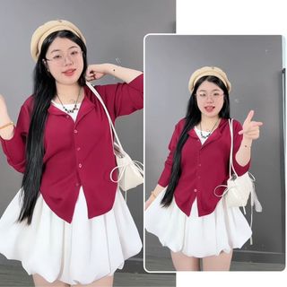 Áo Thun Bigsize Nữ Áo Khoác Mỏng Cardigan Tay Dài Nữ Tính Vải Co Giãn Cho Chubby A310