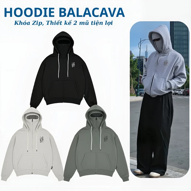 Áo Hoodie hoodie zip Unisex Local Brand Form Rộng Nam Nữ – Áo Khoác Hoodie Có Nón 2 lớp Nỉ Bông Dày Dặn In Chữ Cá Tính
