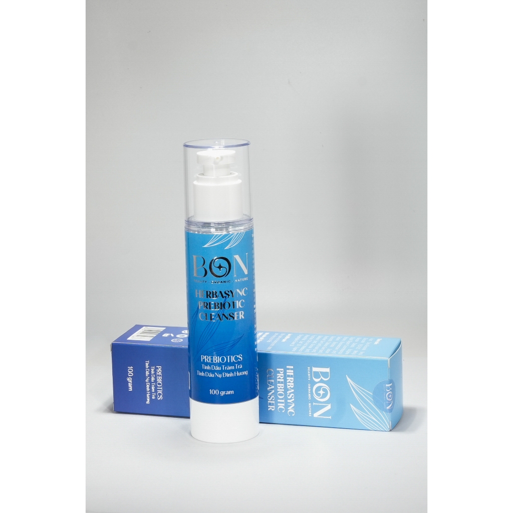 HerbaSync Prebiotic Cleanser 100 gram – Sữa rửa mặt dịu nhẹ, cân bằng da tự nhiên