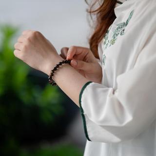 Vòng Gỗ Trầm Hương Sánh Chìm Trầm Hương Yên Lộc Trầm Hương Đủ Kích Thước Nam Nữ THYL030
