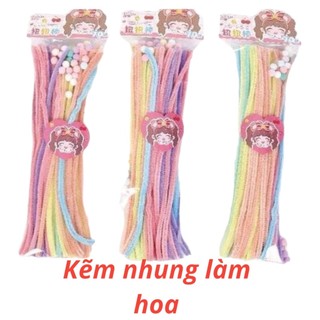 Kẽm Nhung Pastel làm hoa đất sét , trang trí phụ kiện handmade DIY