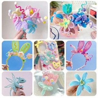Kẽm Nhung Pastel làm hoa đất sét , trang trí phụ kiện handmade DIY