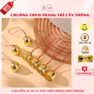 Chuông Treo Trang Trí Cây Thông Dịp Giáng Sinh Trang Trí Nhà Cửa DIY YEN Store
