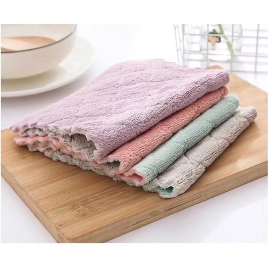 sale giảm giá 60% cho 10 chiếc Khăn Lau Bếp Đa Năng - Lau Sạch Dầu Mỡ An Toàn Tiện Lợi