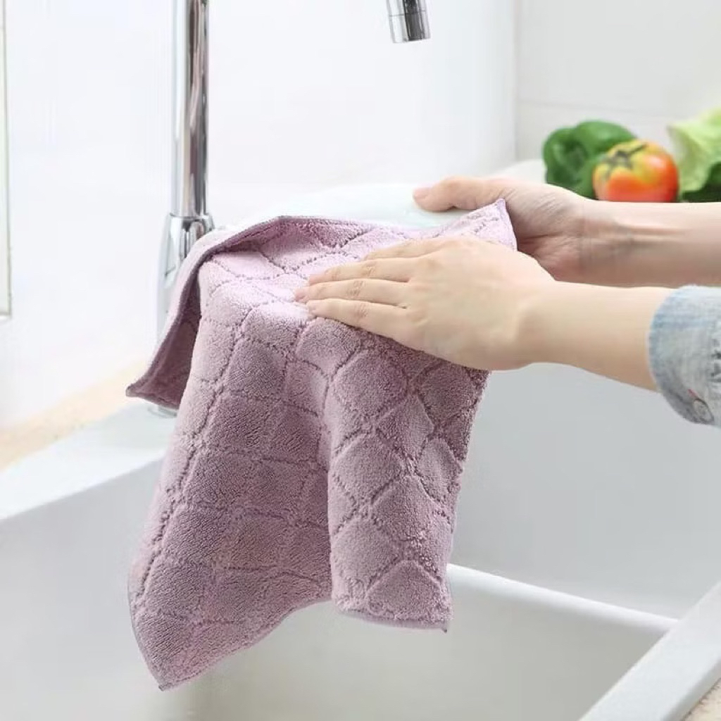 sale giảm giá 60% cho 10 chiếc Khăn Lau Bếp Đa Năng - Lau Sạch Dầu Mỡ An Toàn Tiện Lợi