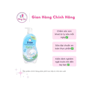 {Deal sốc} Nước rửa bình sữa D_nee cho bé chai 600ml