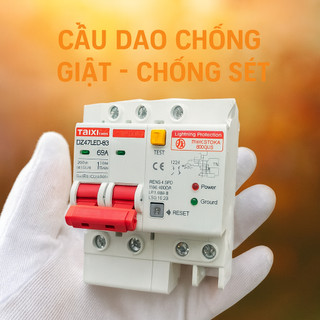 Aptomat Chống Giật – Cầu Dao Chống Sét 63A Loại Xịn – Ngắt Điện Tự Động, An Toàn Tuyệt Đối