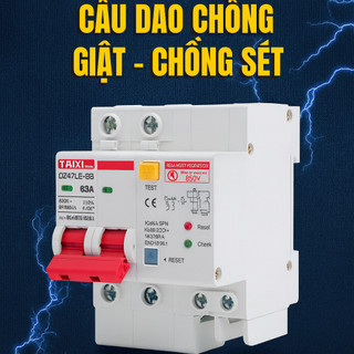 Aptomat Chống Giật – Cầu Dao Chống Sét 63A Loại Xịn – Ngắt Điện Tự Động, An Toàn Tuyệt Đối