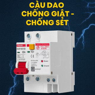 Aptomat Chống Giật – Cầu Dao Chống Sét 63A Loại Xịn – Ngắt Điện Tự Động, An Toàn Tuyệt Đối