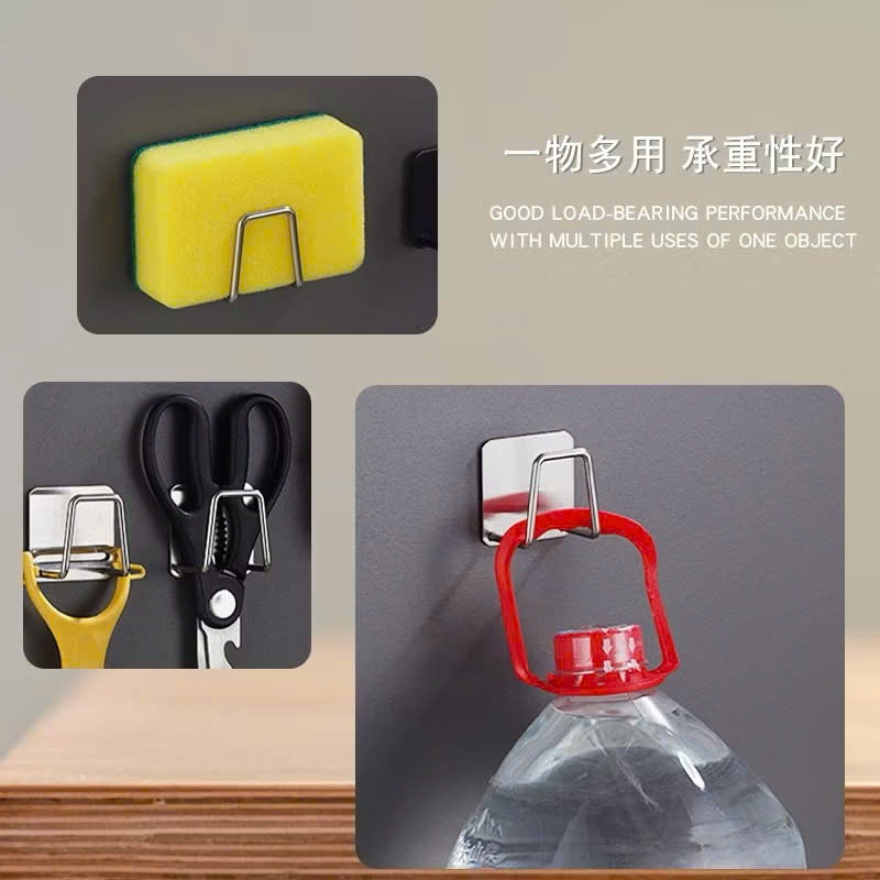Móc Chữ A - Móc Inox Dán Tường Chịu Lực, Móc Treo Vật Dụng Đa Năng