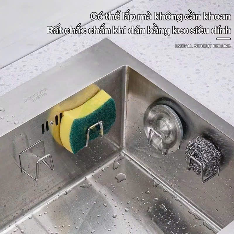 Móc Chữ A - Móc Inox Dán Tường Chịu Lực, Móc Treo Vật Dụng Đa Năng