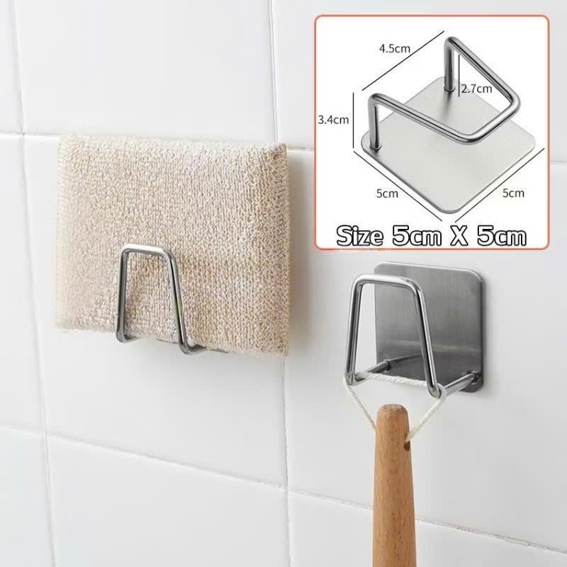 Móc Chữ A - Móc Inox Dán Tường Chịu Lực, Móc Treo Vật Dụng Đa Năng