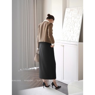 Áo Blazer nữ cổ tròn thiết kế khuy đồng thanh lịch [ B505 ]