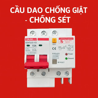 Aptomat Chống Giật – Cầu Dao Chống Sét 63A Loại Xịn – Ngắt Điện Tự Động, An Toàn Tuyệt Đối
