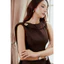 Đầm Ngắn Chestnut Grace, Chất Vải Chéo Thun Lạnh Thoải Mái, WDN147 SOME HOW STORE