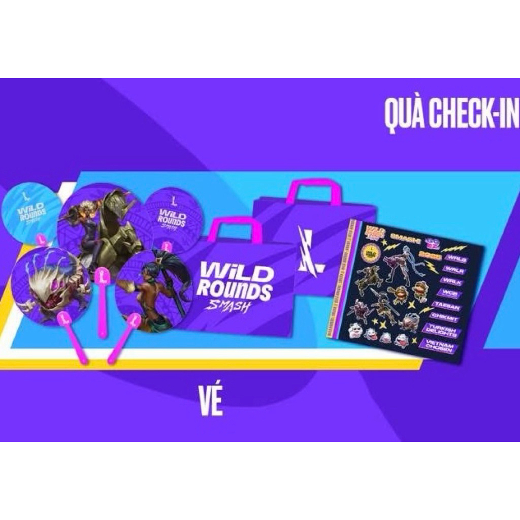 Combo Quà Check In LOL Wild Rounds Smash LMHT Liên Minh Huyền Thoại Tốc ...