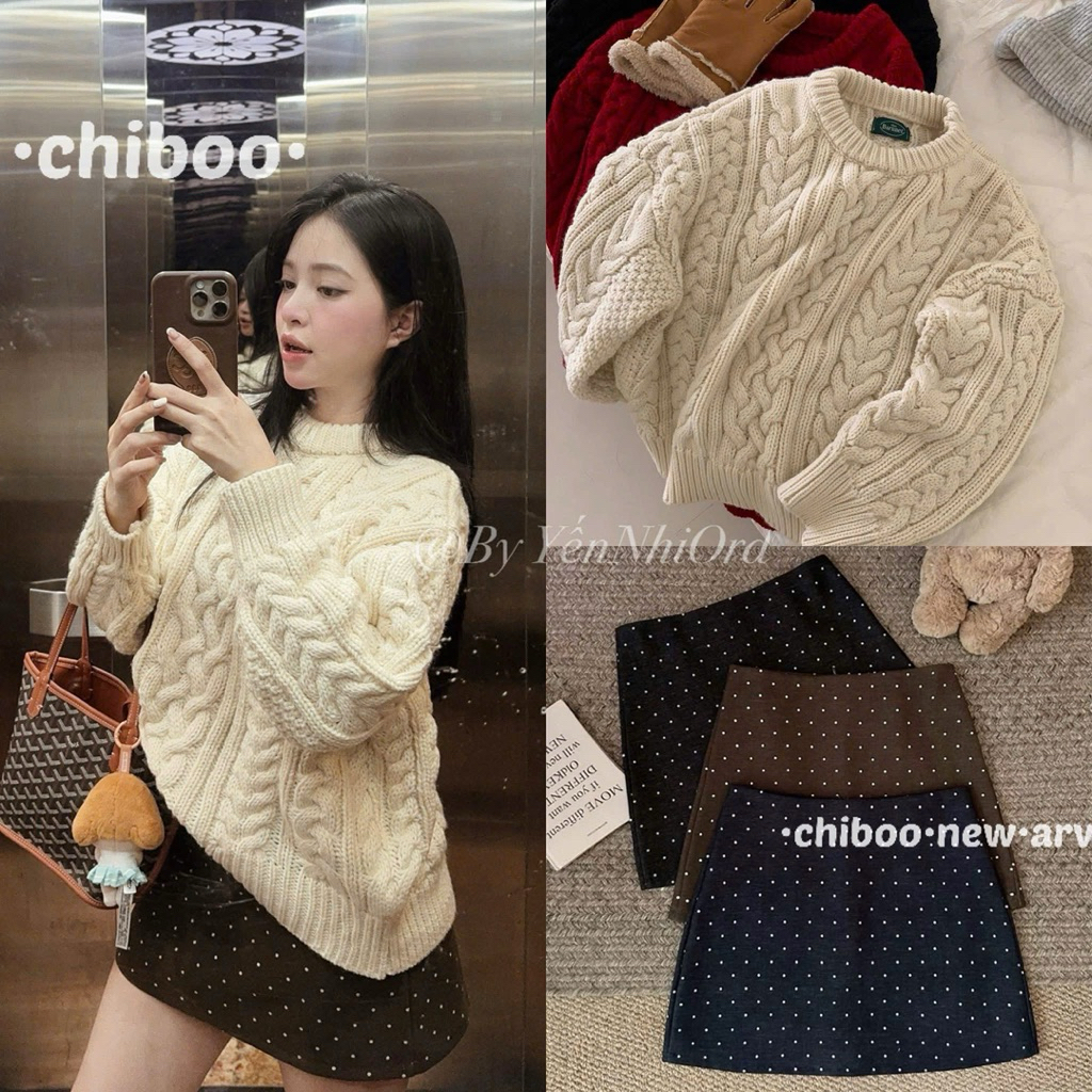 [𝐒𝐮𝐙𝐲] Áo Len Thừng Dày Dặn STYLEKORIAN QCCC Loại 1 (52-56kg 1m58 Trở Lên)