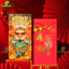 Set 10 Bao Lì Xì Tết 2026 BỐ KHỦNG LONG Mẫu THẦN TÀI PHÚ QUÝ PHÚC LỘC THỌ Tết Bính Ngọ Tết Đỏ Hottrend