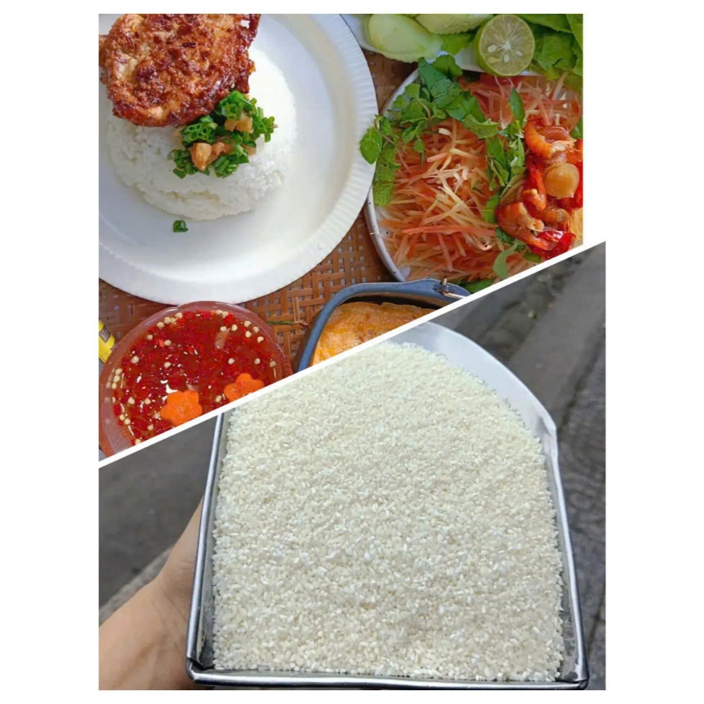 5kg Tấm ST25 ( lúa mới ) - DẺO NHIỀU, thơm mùi cốm non, mềm cơm - nấu cơm, cháo dinh dưỡng cho bé rất ngon