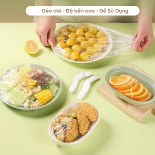 Combo 3 bịch màng bọc thực phẩm bo chun co giãn - tiện dụng, đa năng