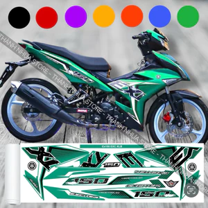 Tem EXC Ex150 - Tem rời dán Exciter 150 3 lớp phối màu