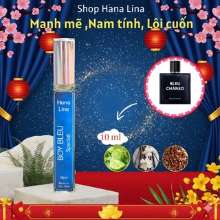 [HOT TREND] Nước Hoa Nam BLEU CHA.NL ( chai chiết 10ml)Hương Gỗ Nam Tính, Lịch Lãm & Cuốn Hút  Lưu Hương Lâu