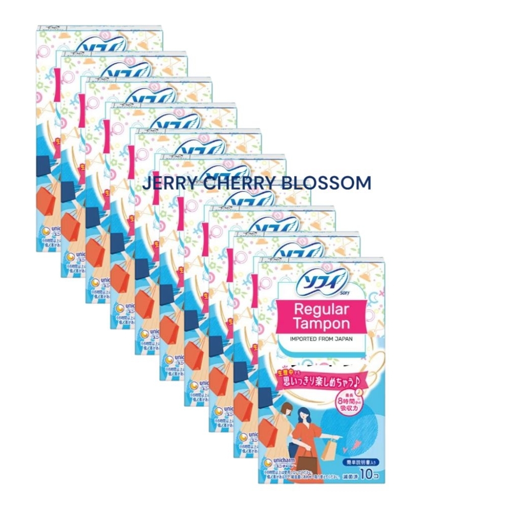 Combo 10 hộp sofy Tampon Nhật Bản đủ size Tùy chọn