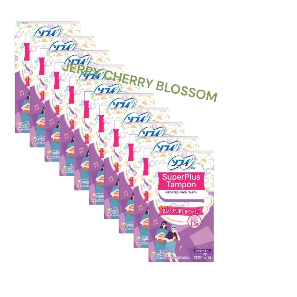 Combo 10 hộp sofy Tampon Nhật Bản đủ size Tùy chọn