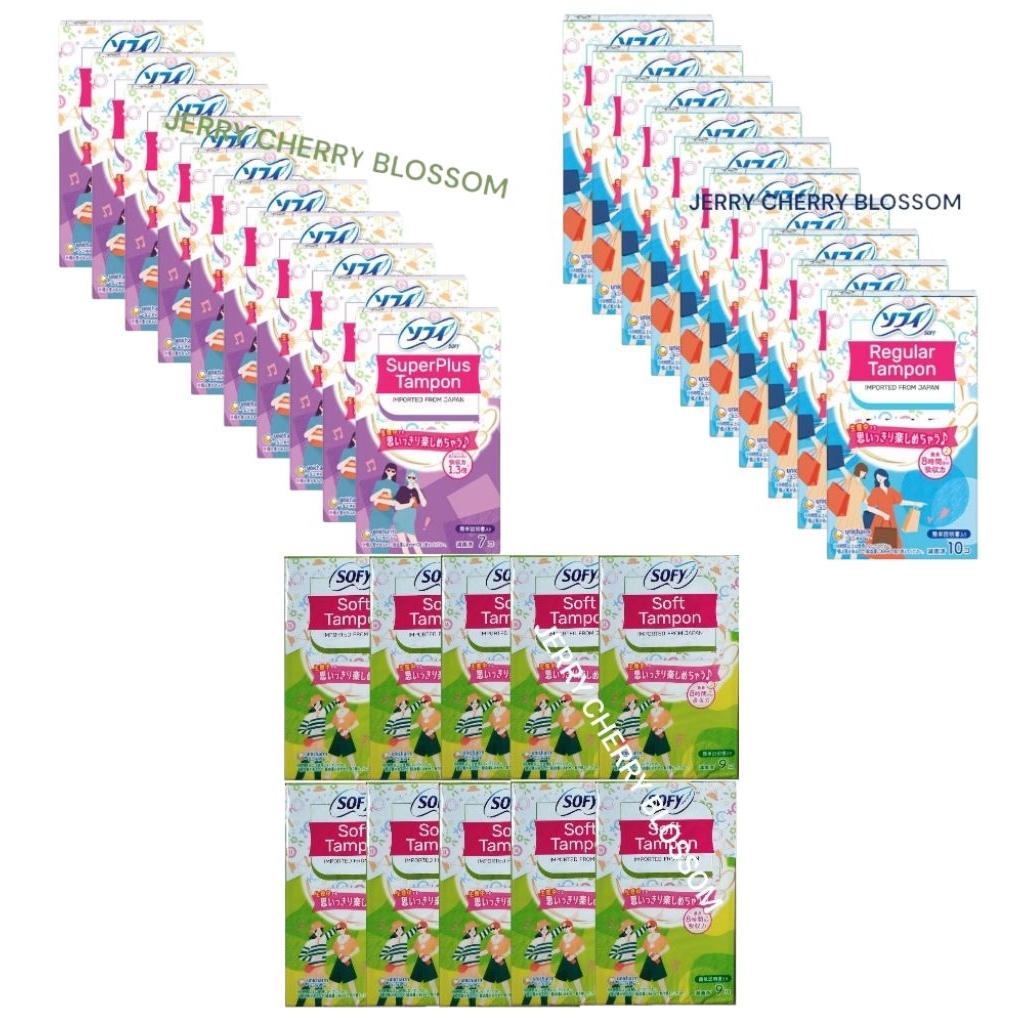 Combo 10 hộp sofy Tampon Nhật Bản đủ size Tùy chọn
