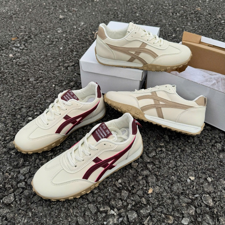 Giày Nữ , Giày Thể Thao Nữ , Giày Snacker Nữ Phối Màu 3cm