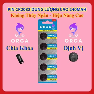 Pin CR2032 Dung Lượng Cao 240mAh: Không Thủy Ngân - Hàng Chính Hãng