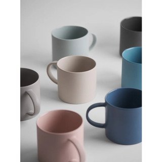 Cốc sứ có quai men nhám dáng basic - Ly gốm Bát Tràng cao cấp uống trà, cà phê, decor sang trọng - Gốm Việt Pottery