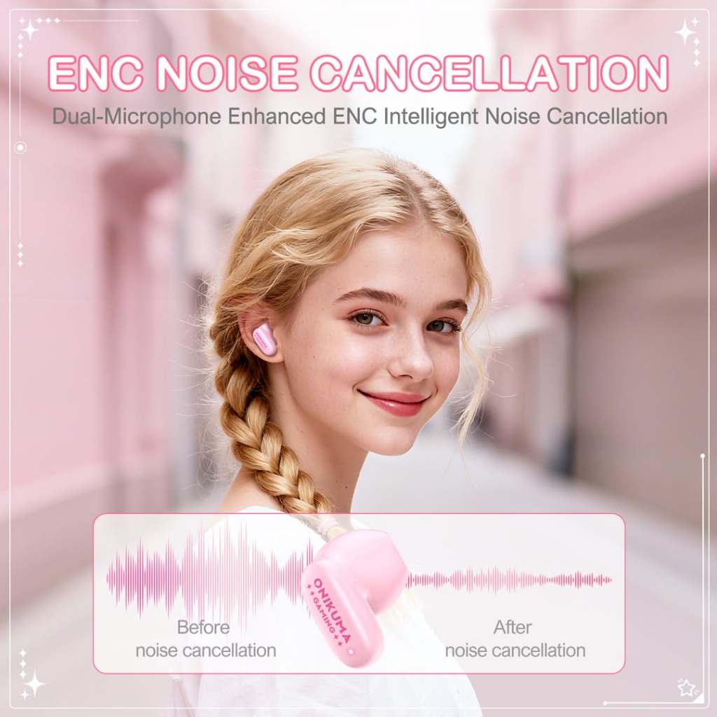 Tai Nghe Bluetooth ONIKUMA TX603 Âm Thanh HIFI, Bass Mạnh, Độ Trễ Thấp, Tặng Kèm Dây Đeo