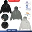 Áo Nỉ Hoodie Cao Cấp Khóa Kéo 2 Mũ Form Rộng Unisex Phong Cách Streetwear Hot Trend,Chống nắng tốt