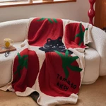Chăn dệt kim nửa lông cừu Luo Lai Dream Girl Heart – dễ thương, ấm áp, dùng cho sofa, phòng khách, điều hòa, trẻ em — ảnh 1