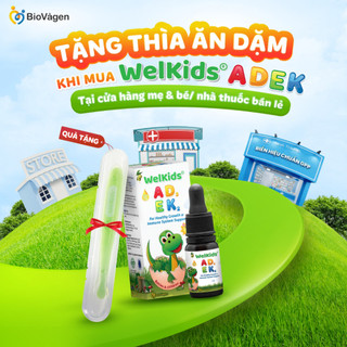 Quà Tặng Thìa Ăn Dặm WelKids – Đầu Thìa Mềm – Có Hộp Đựng – Cho Bé Tập Ăn Babymall & Care
