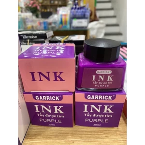Mực bút máy INK màu tím 30ml bền màu