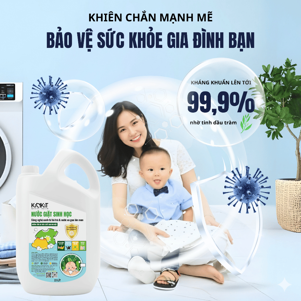 Sản Phẩm Nước Giặtrẻ Em Sinh Học - Nước Giặtrẻ Em Sinh Học