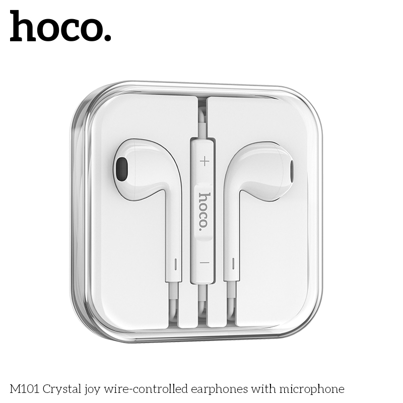 Tai Nghe Dây HOCO M101 Max – Jack 3.5mm, có Míc Đeo Êm, Nghe Nhạc Hay, Mic Rõ Nét