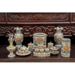 [HÀNG VIP] Lọ Hoa Men Rạn Lượn Chim Công Hoa Đào - Tài Lộc Phú Quý 26cm, 32cm- Men Rạn Gốm Sứ Bát Tràng Hàng Nhệ Nhân — ảnh 3